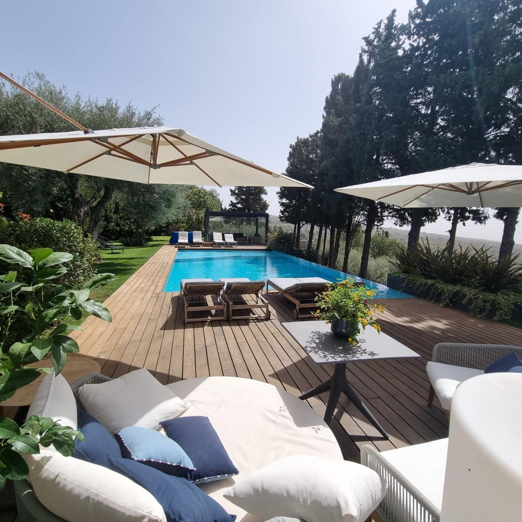 Scialaj Villa Di Lusso Sull'Etna Con Piscina E Vista Mare Ragalna Extérieur photo