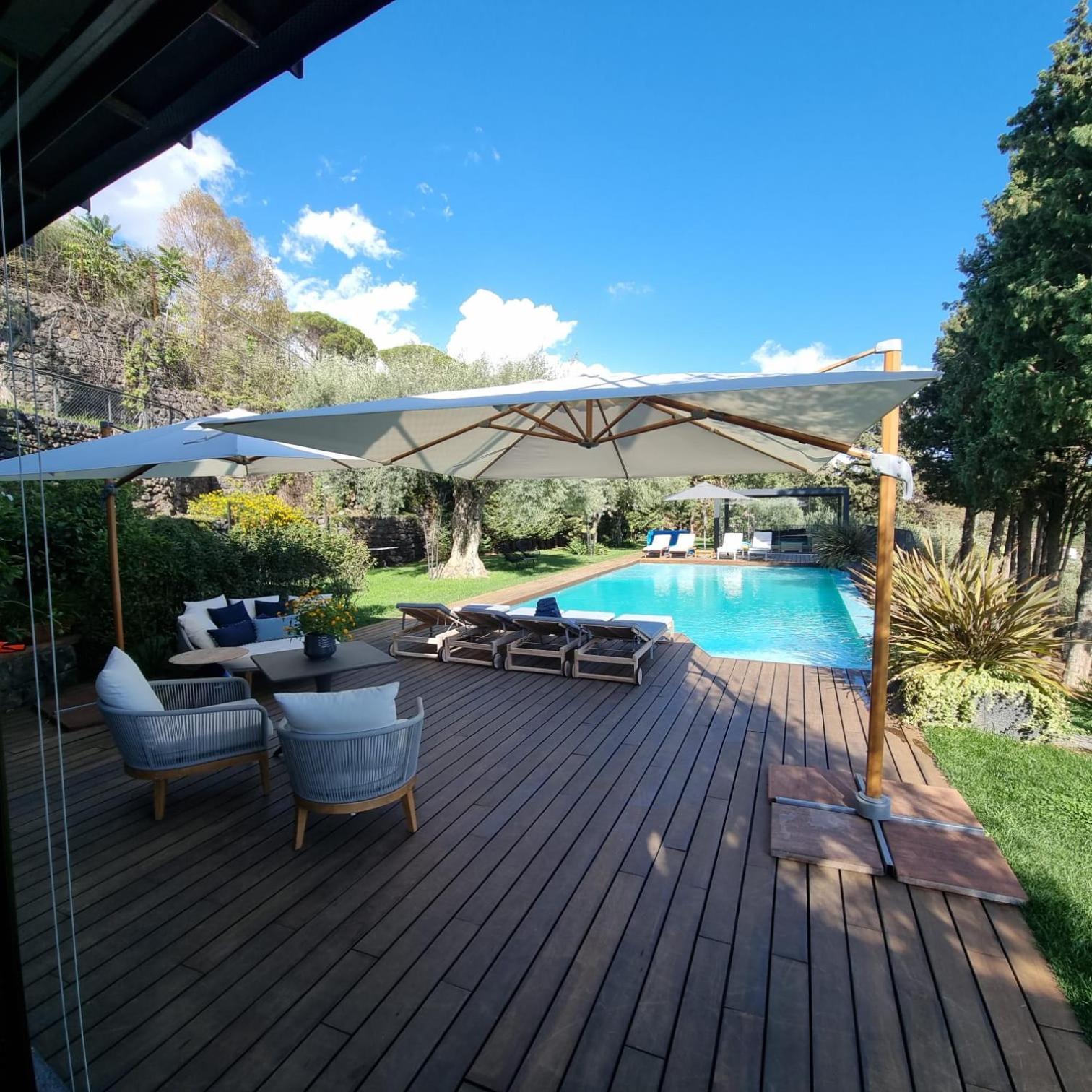 Scialaj Villa Di Lusso Sull'Etna Con Piscina E Vista Mare Ragalna Extérieur photo